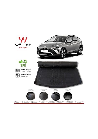 Hyundai Bayon Bagaj Havuzu 2021 Sonrası 3D Wöller Ultraflex Esnek