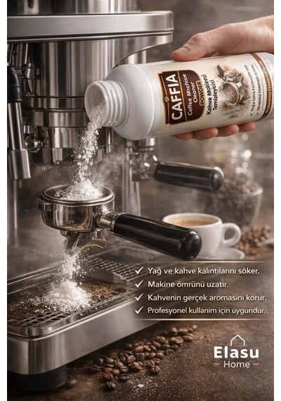 Caffia Kahve Makinesi Temizleme Tozu 900 G Polvere Beyaz