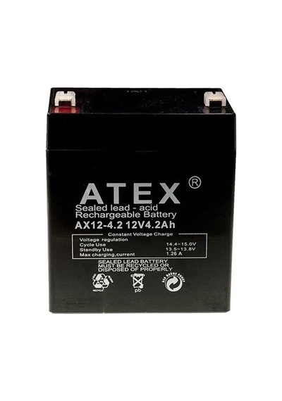 Hubrendy Sh Atex Ax12-4.2 12 Volt 4.2 Amper Kuru Akü 90x70x101 Mm