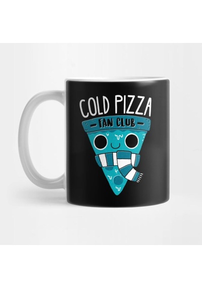 Soğuk Pizza Fan Kulübü - Pizza Sevgisi Kupa Bardak Çok Renkli