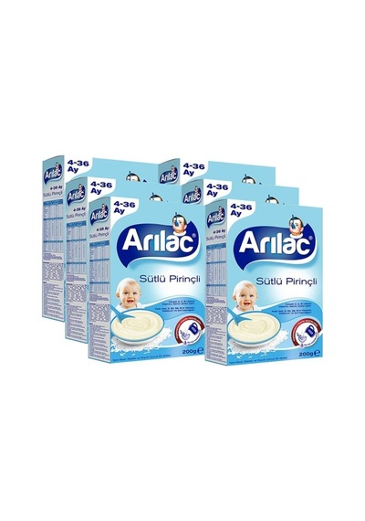 Arılac 6 Adet Sütlü Ve Pirinçli Ek Gıda