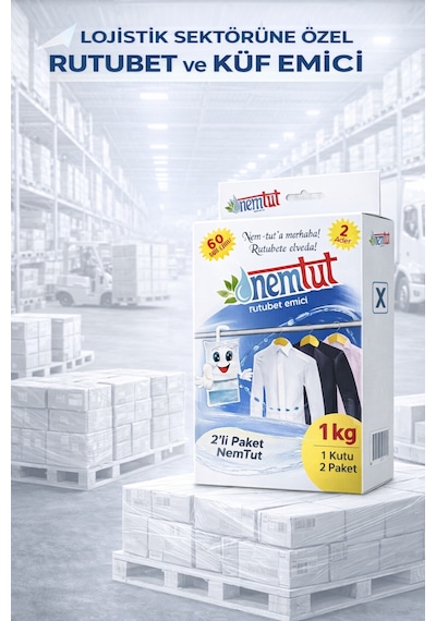 Nem Alıcı Rutubet Giderici 2 Kg 4'li Paket Koku Ve Küf Önleyici