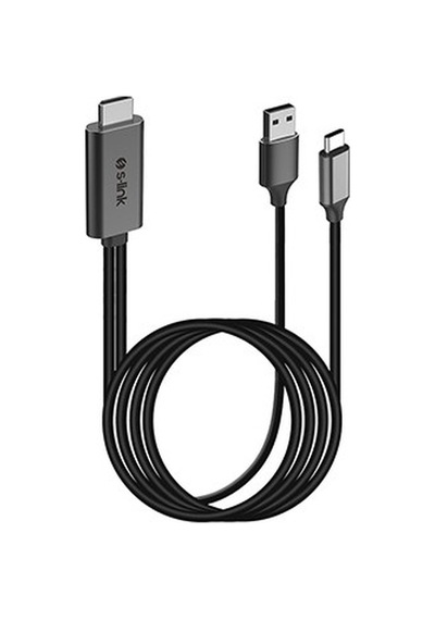 Hdmı To Type-c + Usb Görüntü Aktarıcı, 1.8m Uzunlukta