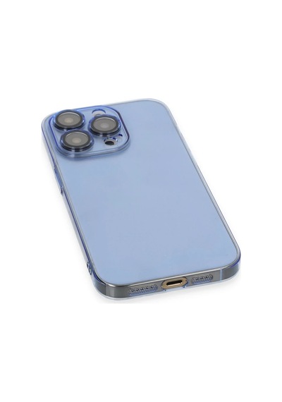 Apple İphone 14 Pro Kılıf Armada Lensli Kapak - Sierra Blue 0.2M-Çok Renkli