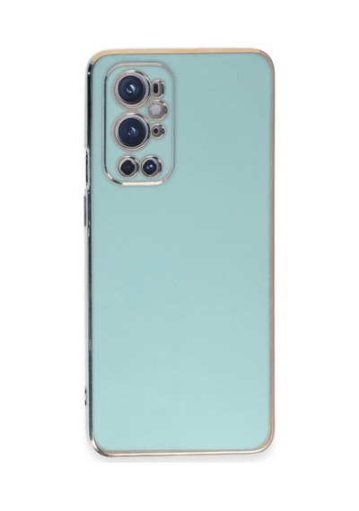 One Plus 9 Pro Kılıf Volet Silikon - Açık Yeşil C407d