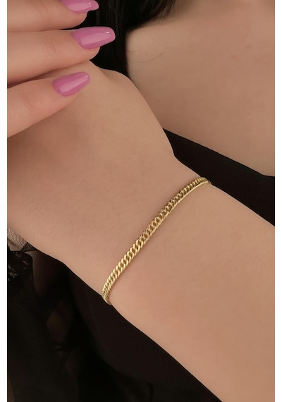14 Ayar Altın Sık Gurmet Bileklik 2.80 Mm Sarı Altın