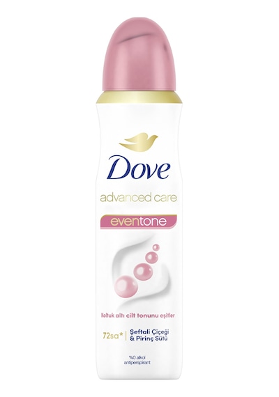 Dove Eventone Sprey Şeftali Çiçeği & Pirinç Sütü Deodorant 150 Ml 2 Adet