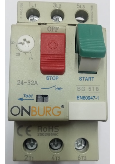 Onburg 24-32a Motor Koruma Şalteri