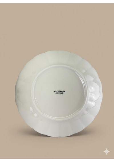 Bone Luz Serisi Krem 25 Cm Salata Kasesi Tekli Krem