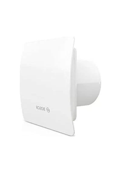 Beyaz Banyo Aspiratörü, 100 Mm Çap İle Etkili Hava Dolaşımı Açık Ahşap