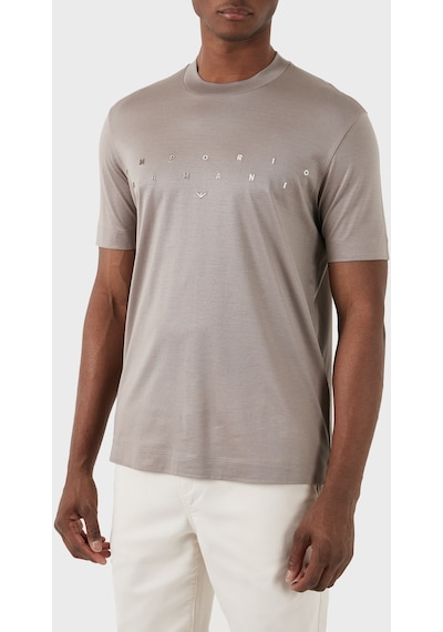 Emporio Armani Erkek T Shirt 3d1ta2 1juvz 06h3 Kahve Kahverengi
