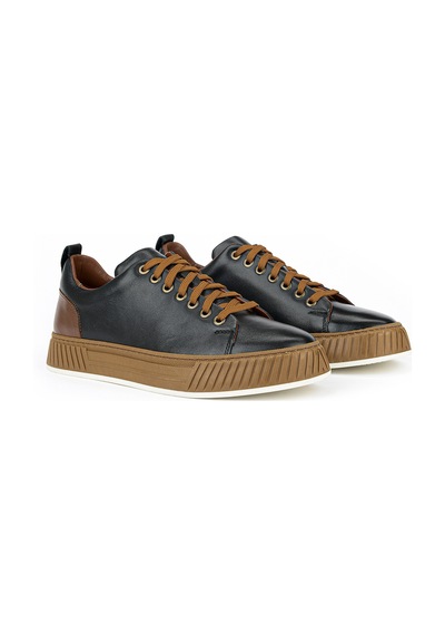 Ziya Erkek Hakiki Deri Günlük Sneaker 161983z870 Siyah 161983z870 000 40