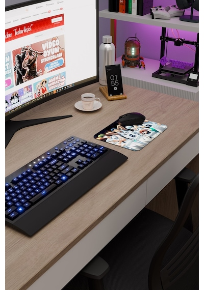 Kuroko No Basket Anime V1 - 22x18 Gaming Kauçuk Kaymaz Taban Mouse Pad Fare Altlığı