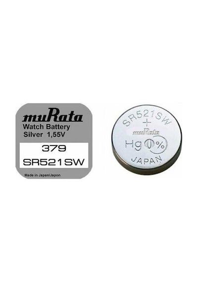 Murata 379 SR521SW Saat Pili 5'li