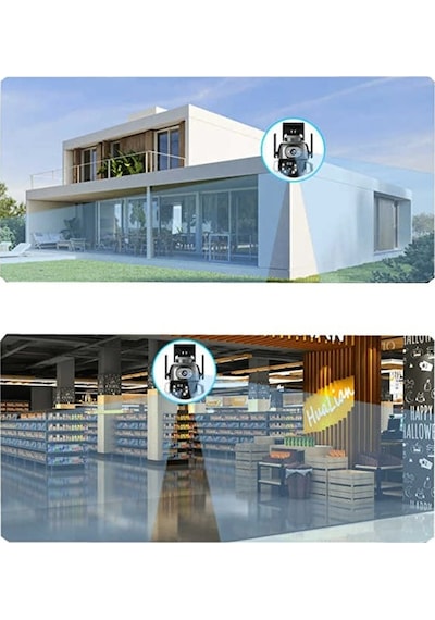 3mp + 3mp Wi-fi Ip Tf Kart Girişli Optik Zoom Kamera