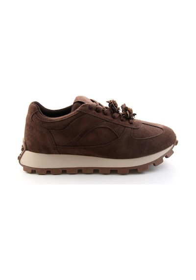 Bambi Kahve Süet Kadın Sneaker K01791073772