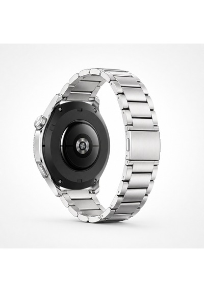 Huawei Watch Gt5 46mm İle Uyumlu Katlanır Klipsli Paslanmaz Çelik Saat Kordonu
