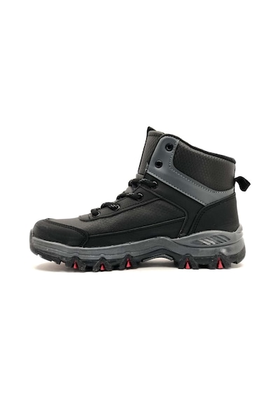 Cool Alfa Kırmızı-siyah Kauçuk Taban Kaymaz Softshell Outdoor Bot 001