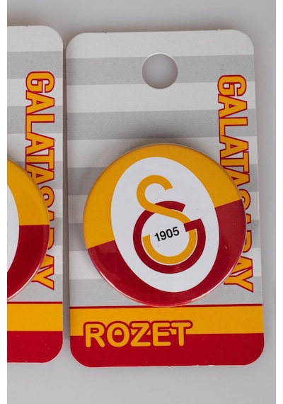 X Dekomus Lisanslı Galatasaray 2'li Rozet Mavi
