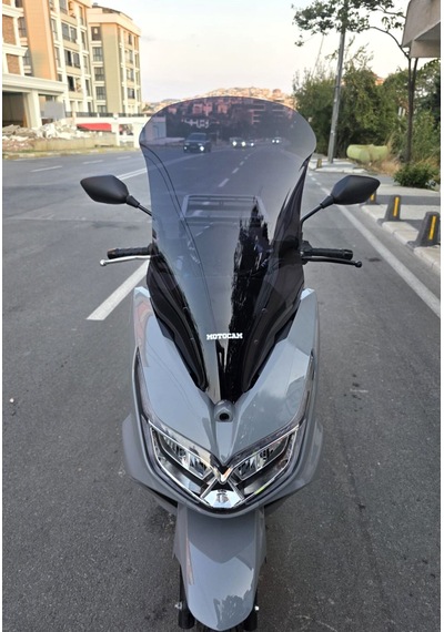Motocam Motolüx Mcx 125 Ön Cam 2024-2026 Model 68cm Siyah Renkli 4mm