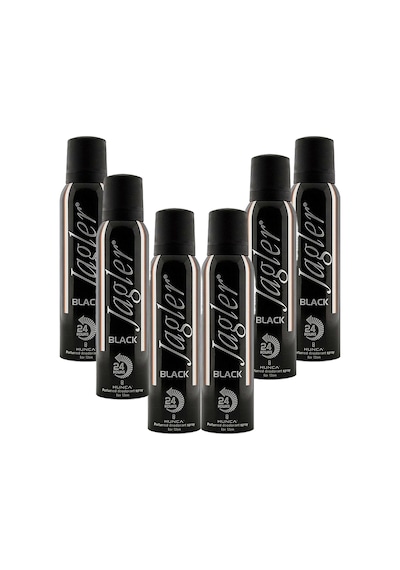Jagler Black 24H Erkek Sprey Deodorant 6 x 150 ML