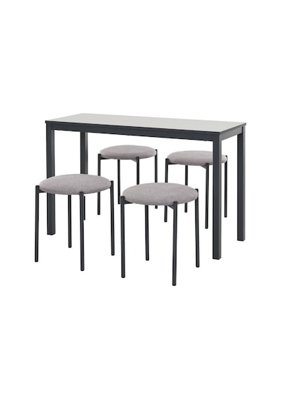 Balkon Masası 120 X 45 Cm Gri