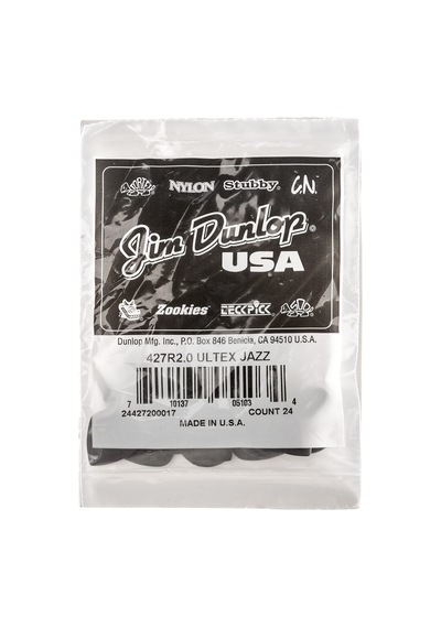 Dunlop 427r200 Tasche Mit 24 2mm Mediatoren