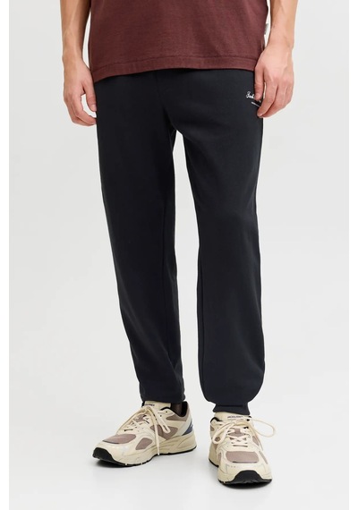 Jack & Jones Erkek Jpstgordon Logo Detaylı Çift Cepli Eşofman Altı 12288641 Siyah Siyah