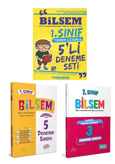 Zeki Çocuk Markaj 1.sınıf Bilsem Deneme Sınavı Seti