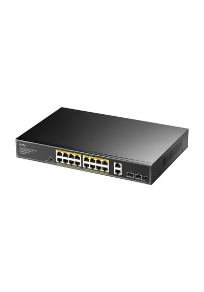 Cudy Gs1018ps2 - 16-port Gigabit Poe+ Switch With 2 Uplink Gigabit Ports And 2 Gigabit Sfp Slots 200