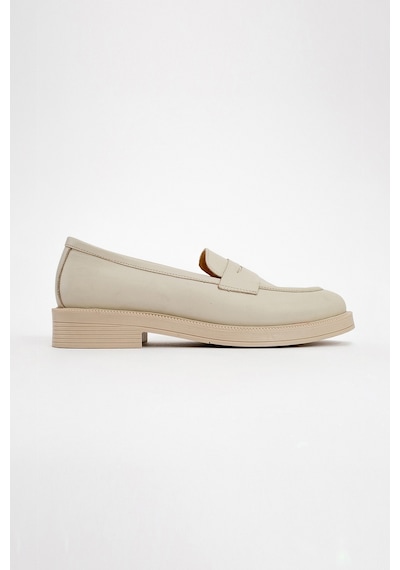 Luvishoes Luvi Shoes Pline Ekru Cilt Hakiki Deri Kadın Loafer Ayakkabı ekru Luvishoes Luvi Shoes Pline Ekru Cilt Hakiki Deri Kadın Loafer Ayakkabı ekru
