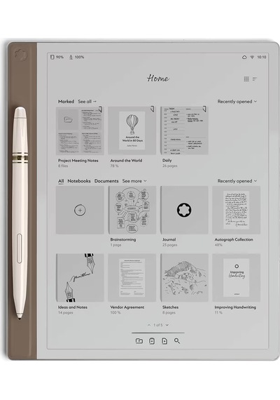 Montblanc Elixir Altın Renkli Akıllı Defter 135011