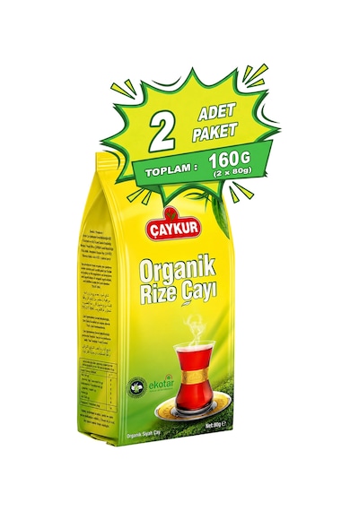 Organik Rize Çayı 80 Gr. İkili Paket