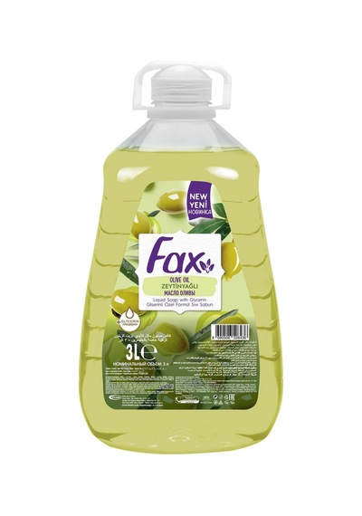 Fax Sıvı Sabun 3 L Zeytinyağlı Günlük Kullanım İçin Ekonomik Ve Hoş Kokulu 2'li Ekonomik Pake Tarı