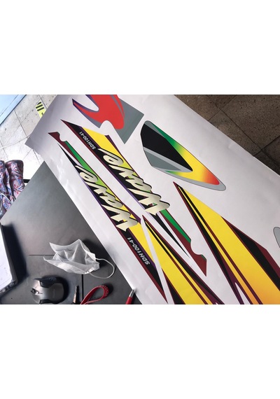 Honda Wave Sticker Seti