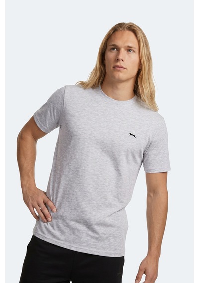 Slazenger Rosalva T Erkek Pamuklu Gri Tişört