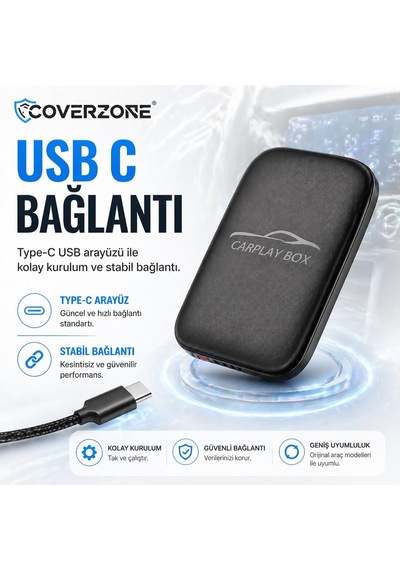 Carplay Aı Box Android 14.0, 2gb Ram 16gb Hafıza, Kablosuz Carplay Ve Android Auto, Wi-fi 2.4ghz & 5.8ghz, Video/müzik Oynatma, Sd Kart Desteği, Usb C, Araç İçi Telefon Bağlantısı Zr1276 Carplay Aı Box Android 14.0, 2gb Ram 16gb Hafıza, Kablosuz Carplay Ve Android Auto, Wi-fi 2.4ghz & 5.8ghz, Video/müzik Oynatma, Sd Kart Desteği, Usb C, Araç İçi Telefon Bağlantısı Zr1276