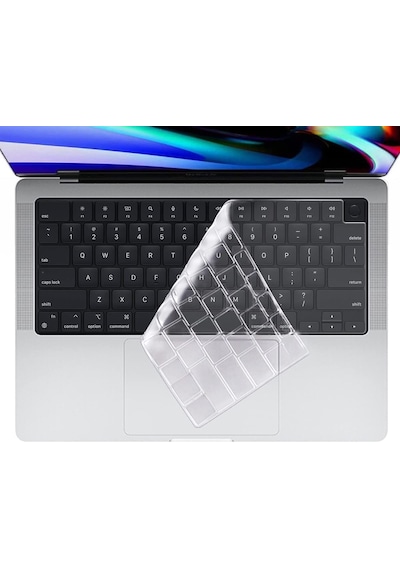 Apple Uyumlu MacBook Air 13" A1932 Silikon Klavye Koruyucu