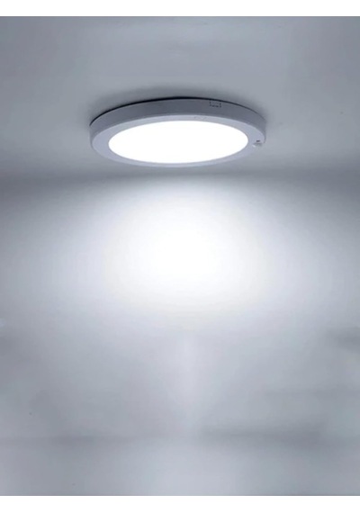 20w Gece Gündüz Sensörlü Sıva Üstü Tavan Armatür Cata Bologna Slim Kasa Panel Led Armatür 2100 Lm Beyaz Işık Diğer
