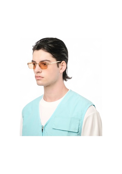 Gast Domsa Mat Altın Unisex Güneş Gözlüğü