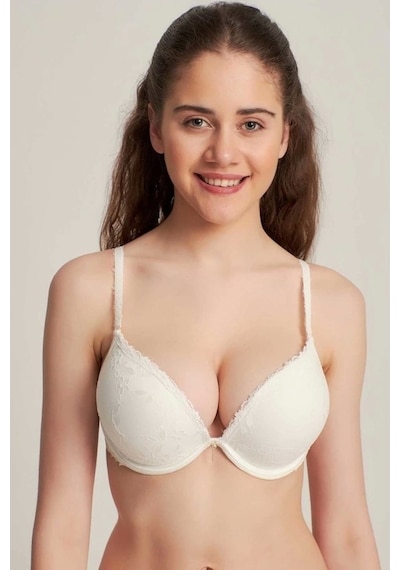 Nivemes Home Le Jardin 7005 Soft Cup Sütyen Beyaz Beyaz