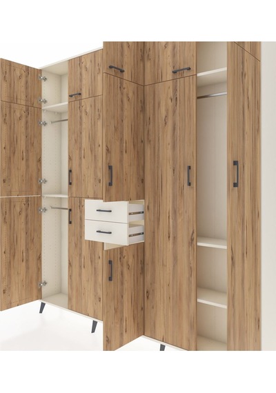 Arges Dolap 10 Raflı 2 Çekmeceli 3 Askılı 220x30x243 Aytaşı-çam/aytaşı Atlas Çam/aytası Arges Dolap 10 Raflı 2 Çekmeceli 3 Askılı 220x30x243 Aytaşı-çam/aytaşı Atlas Çam/aytası