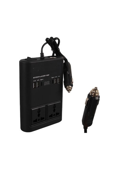 Araç Elektrik Dönüştürücü Çoklu Usb Çıkışlı 150w İnvertör