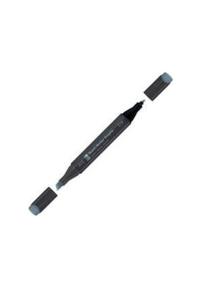Marabu Graphix Sketch Marker Çift Uçlu Kalem 986 Cool Grey Deep