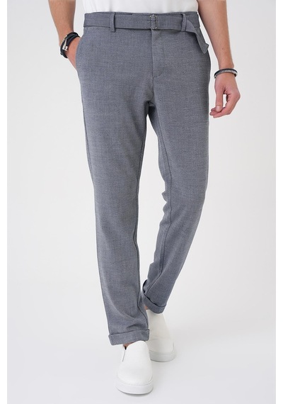 Efor Comfort Fit Belden Kumaş Kemerli Pamuk Koyu Gri Jogger Pantolon P 1154 K.Gri