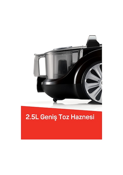 Arzum Felix FL493 Pegno Cyclone 899 W HEPA Filtreli 2.5 L Toz Hazneli Elektrikli Süpürgesi