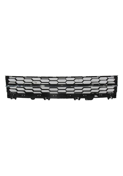 Skoda Superb- 19/24 Ön Tampon Panjuru Orta Siyah Nikelaj Çıtalı