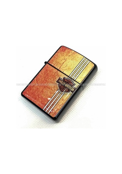 Harley Davidson Mat Siyah Benzinli Çakmak