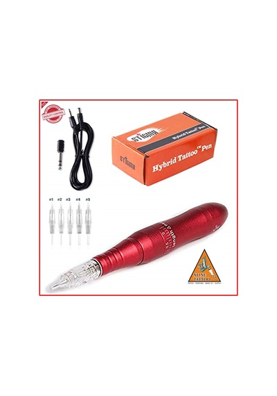 Xlk-201B Kartuşlu İğneli Red Hybrıd Tattoo Pen Dövme Makinası - U