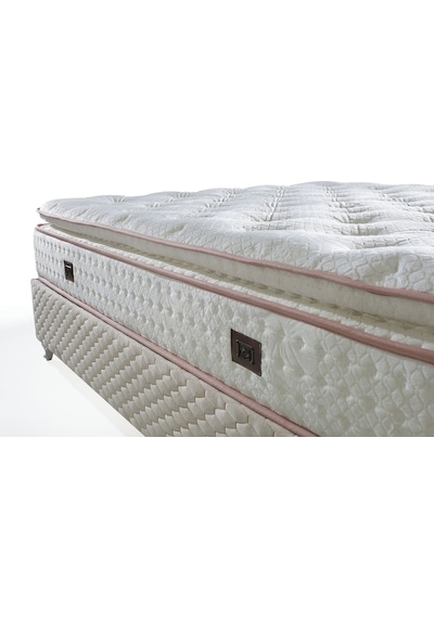 Peluş Ultra Ortopedik Yaylı Pedli Yatak Tavşan Tüyü Kumaş
